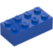 LEGO Blue Brick 2 x 4 (3001 / 72841)