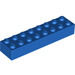 LEGO Blau Backstein 2 x 8 (3007 / 93888)