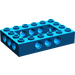 LEGO Blauw Steen 4 x 6 met Open Midden 2 x 4 (32531 / 40344)