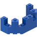 LEGO Blau Backstein 4 x 8 x 2.3 Turret oben (6066)