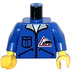 LEGO Blauw Bulldozer Driver Jacket Torso (973)