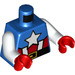 LEGO Blue Captain America Torso (973 / 76382)