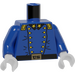 LEGO Blauw Cavalry Colonel Torso (973)
