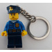 LEGO Blue City Policeman Key Chain (850933)