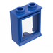 LEGO Blauw Classic Venster 1 x 2 x 2 met vast glas