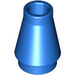 LEGO Blue Cone 1 x 1 without Top Groove (4589)