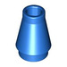 LEGO Blue Cone 1 x 1 without Top Groove (4589 / 6188)