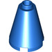 LEGO Blue Cone 2 x 2 x 2 (Open Stud) (3942 / 14918)