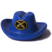 LEGO Blue Cowboy Hat with Cavalry Logo (3629)