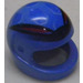 LEGO Blue Crash Helmet with Horned Black and Red Pattern (2446)