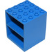 LEGO Blau Schrank 4 x 4 x 4 Homemaker  ohne Türhalterlöcher