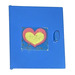 LEGO Blue Cupboard Door 4 x 4 Homemaker with Heart Sticker