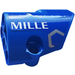LEGO Bleu Incurvé Panneau 2 Droite avec &#039;MILLE&#039; Autocollant (87086)