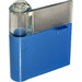 LEGO Blue Door 1 x 3 x 3 Left with Window and Horizontal Handle