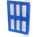 LEGO Bleu Porte 1 x 4 x 5 Droite avec 6 Panes (73312)