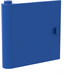 LEGO Blue Door 1 x 5 x 4 Left with Thick Handle (3195)