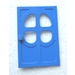 LEGO Blue Door 2 x 6 x 7 with Four Panes (4072)