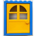 LEGO Blauw Deur Kader 2 x 6 x 6 met Geel Deur