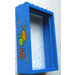 LEGO Blue Door Frame 2 x 6 x 7  with &quot;5&quot; and Fruits Sticker (4071)