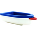 LEGO Blue Duplo Boat with White Bottom and Red Tow Loop  (4677)