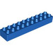 LEGO Blau Duplo Backstein 2 x 10 (2291)
