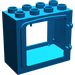 LEGO Bleu Duplo Porte Cadre 2 x 4 x 3 avec contour de porte surélevé et dos encadré (2332)