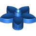 LEGO Blau Duplo Blume mit 5 Angular Blütenblätter (6510 / 52639)