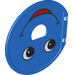LEGO Blau Duplo Gate Ø 80 mit Smiley Gesicht (31193 / 41184)