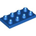 LEGO Blue Duplo Plate 2 x 4 (4538 / 40666)