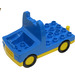LEGO Blue Duplo Truck with 4 x 4 Flatbed Plate