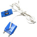 LEGO Blau Electric Zug Track Contact Base mit Weiß Wire mit Verbinder und Capacitor (2913)