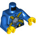 LEGO Bleu Electrolyzer Minifig Torse (973 / 76382)