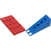 LEGO Blau Fabuland Roof Support mit rot Roof Steigung und Schornsteinloch