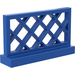 LEGO Blauw Schutting 1 x 4 x 2 Lattice (3185)