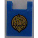 LEGO Blue Flag 2 x 2 with gold eagle emblem on each face Sticker without Flared Edge (2335)