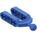 LEGO Blauw Halve Balk Vork met Kogelgewricht (6572)
