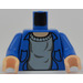 LEGO Blau Harry Potter Blau Shirt Torso mit Blau Arme und Light Flesh Hände (973)