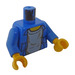 LEGO Blauw Harry Potter met Blauw Open Sweater Torso (973)