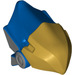 LEGO Blue Helmet with Gold Beak Visor and Silver Ears (47030)