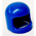 LEGO Blue Helmet with Thick Chinstrap and without Visor Dimples