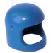 LEGO Blue Helmet with Thin Chinstrap and Visor Dimples