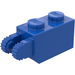 LEGO Blau Scharnier Stein 1 x 2 Verriegelt mit 2 Finger (Vertikal Ende) (30365 / 54671)