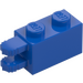 LEGO Blue Hinge Brick 1 x 2 Locking with Dual Finger on End Horizontal (30540 / 54672)