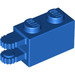 LEGO Bleu Charnière Brique 1 x 2 Verrouillage avec Dual Finger sur Fin Horizontal (30540 / 54672)
