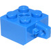 LEGO Blauw Scharnier Steen 2 x 2 Vergrendelings met 1 Finger Verticaal (geen asgat) (30389)