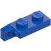 LEGO Blue Hinge Plate 1 x 2 Locking with Single Finger on End Vertical with Bottom Groove (44301)