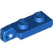 LEGO Blue Hinge Plate 1 x 2 Locking with Single Finger on End Vertical with Bottom Groove (44301)