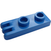 LEGO Bleu Charnière assiette 1 x 2 avec 3 Les doigts et goujons creux (4275)