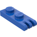 LEGO Blau Scharnier Platte 1 x 2 mit 3 Stummel und festen Noppen