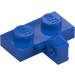 LEGO Blue Hinge Plate 1 x 2 with Vertical Locking Stub with Bottom Groove (44567)
